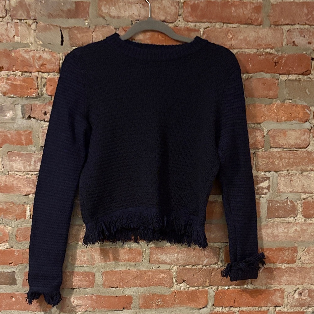 Proenza Schouler Navy Knit Sweater
